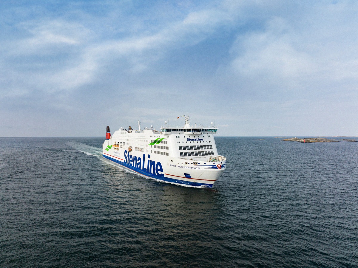 Stena Line ferry Stena Scandinavica en route to Sweden