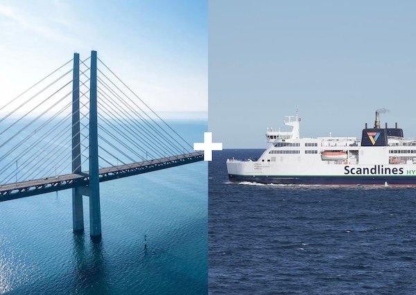 Puttgarden - Rødby with Øresund Bridge